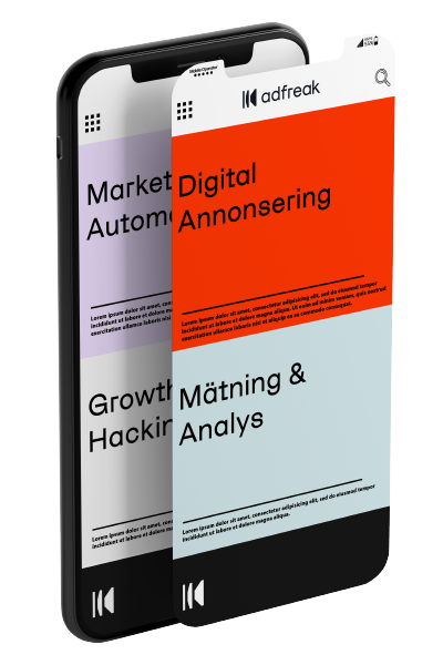 Adfreak erbjuder kompletta strategier inom digital marknadsföring på google, meta och microsoft plattformarna.